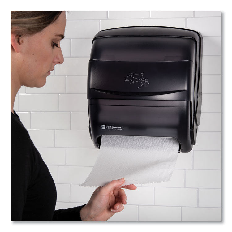 San Jamar® Integra Lever Roll Towel Dispenser, 11.5 x 11.25 x 13.5, Black Pearl (SJMT850TBK)