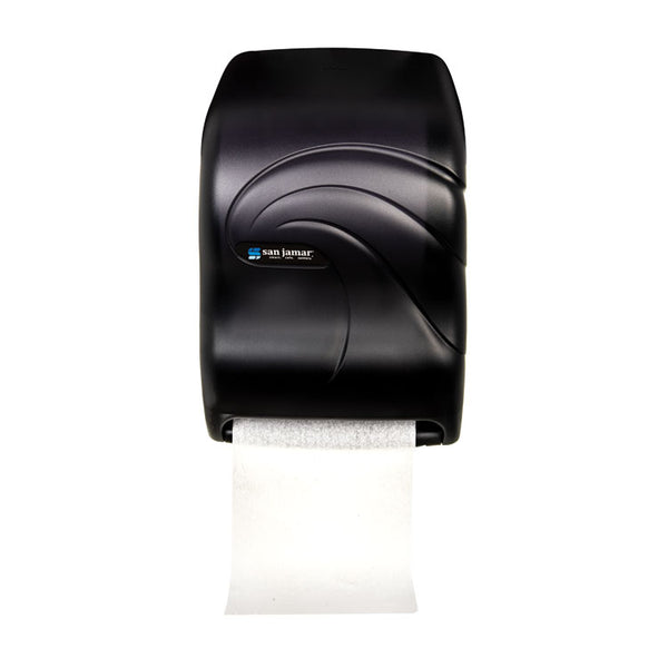 San Jamar® Electronic Touchless Roll Towel Dispenser, 11.75 x 9 x 15.5, Black Pearl (SJMT1390TBK)