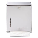 San Jamar® C-Fold/Multifold Towel Dispenser, 11.38 x 4 x 14.75, Chrome (SJMT1900XC) Each