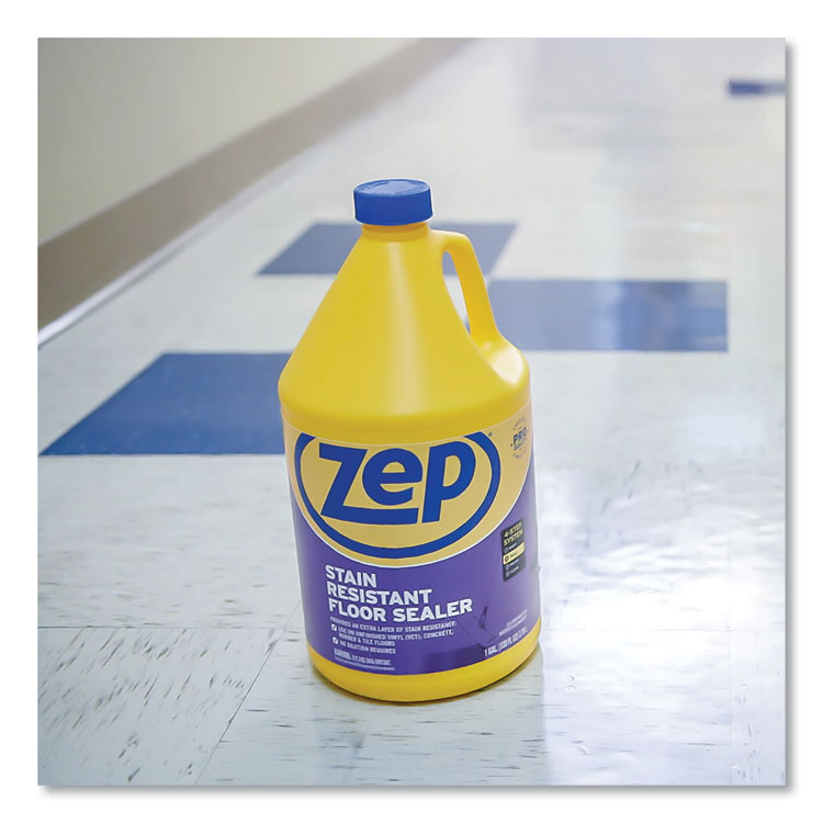 Zep Commercial® Stain Resistant Floor Sealer, 1 gal Bottle (ZPEZUFSLR128EA) Each