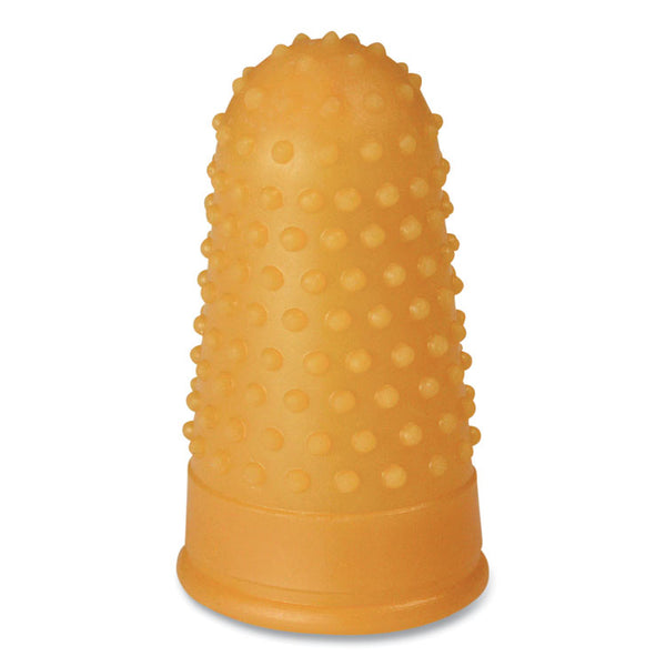 COSCO Fingertip Pads, Size 11.5, Medium, Amber, 12/Pack (CSC098173) 1 Dozen