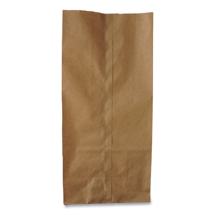 General Grocery Paper Bags, 35 lb Capacity, #6, 6" x 3.63" x 11.06", Kraft, 500 Bags (BAGGK6500)