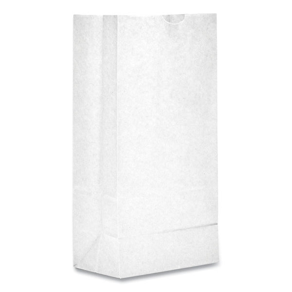 General Grocery Paper Bags, 30 lb Capacity, #2, 4.31" x 2.44" x 7.88", White, 500 Bags (BAGGW2500)