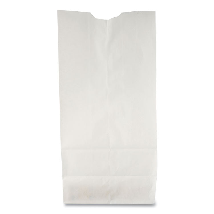 General Grocery Paper Bags, 35 lb Capacity, #6, 6" x 3.63" x 11.06", White, 500 Bags (BAGGW6500)