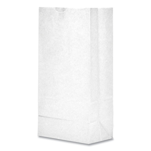 General Grocery Paper Bags, 35 lb Capacity, #6, 6" x 3.63" x 11.06", White, 500 Bags (BAGGW6500)