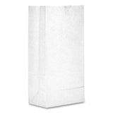 General Grocery Paper Bags, 35 lb Capacity, #6, 6" x 3.63" x 11.06", White, 500 Bags (BAGGW6500)