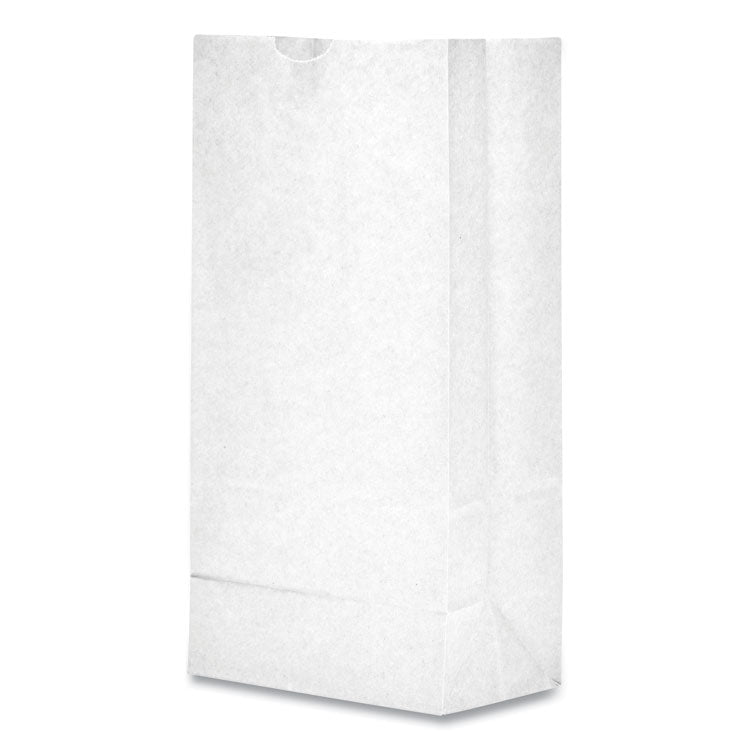 General Grocery Paper Bags, 35 lb Capacity, #8, 6.13" x 4.17" x 12.44", White, 500 Bags (BAGGW8500) Case of 500