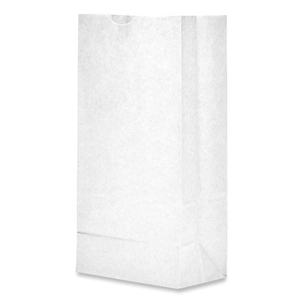 General Grocery Paper Bags, 35 lb Capacity, #8, 6.13" x 4.17" x 12.44", White, 500 Bags (BAGGW8500)