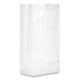 General Grocery Paper Bags, 35 lb Capacity, #8, 6.13" x 4.17" x 12.44", White, 500 Bags (BAGGW8500) Case of 500