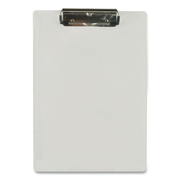 Saunders Acrylic Clipboard, 0.5" Clip Capacity, Holds 8.5 x 11 Sheets, Clear (SAU21565) Each