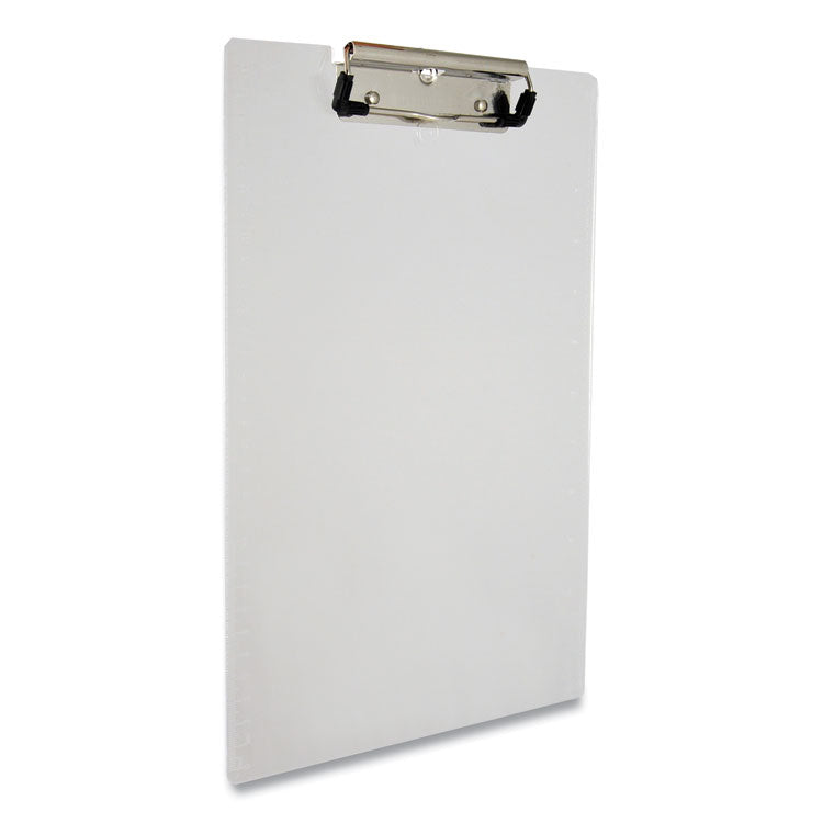 Saunders Acrylic Clipboard, 0.5" Clip Capacity, Holds 8.5 x 11 Sheets, Clear (SAU21565) Each