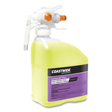 Coastwide Professional™ DC Plus Neutral Disinfectant-Cleaner Concentrate for EasyConnect Systems, Lemon Scent, 3.17 qt Bottle, 2/Carton (CWZ24381054)