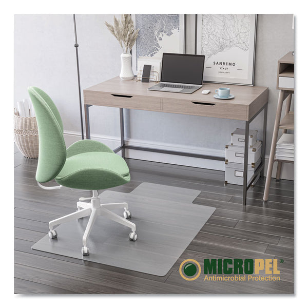 deflecto® Antimicrobial Chair Mat, Rectangular, 48 x 36, Clear (DEFCM2E112AM)
