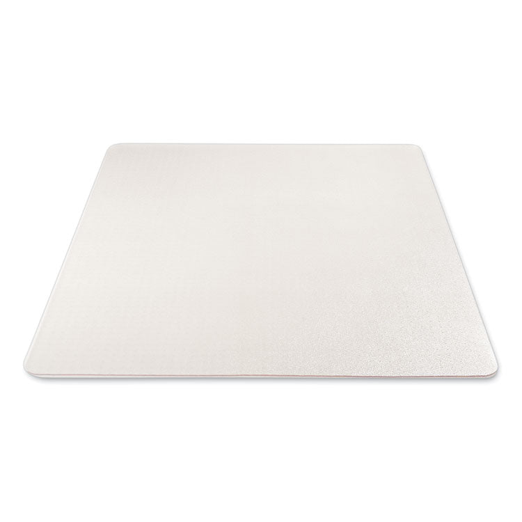 deflecto® Antimicrobial Chair Mat, Medium Pile Carpet, 60 x 46, Rectangular, Clear (DEFCM14442FAM) Each