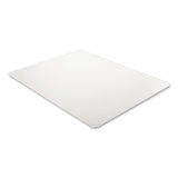 deflecto® Antimicrobial Chair Mat, Medium Pile Carpet, 60 x 46, Rectangular, Clear (DEFCM14442FAM) Each