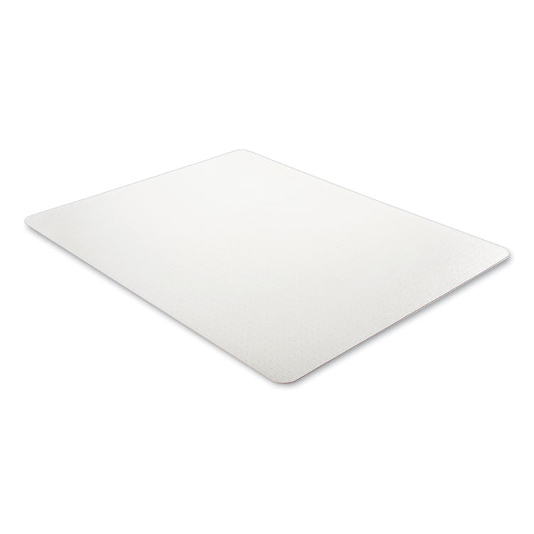 deflecto® Antimicrobial Chair Mat, Medium Pile Carpet, 60 x 46, Rectangular, Clear (DEFCM14442FAM) Each