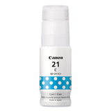 Canon® 4537C001 (GI-21) Ink, Cyan (CNM4537C001) Each