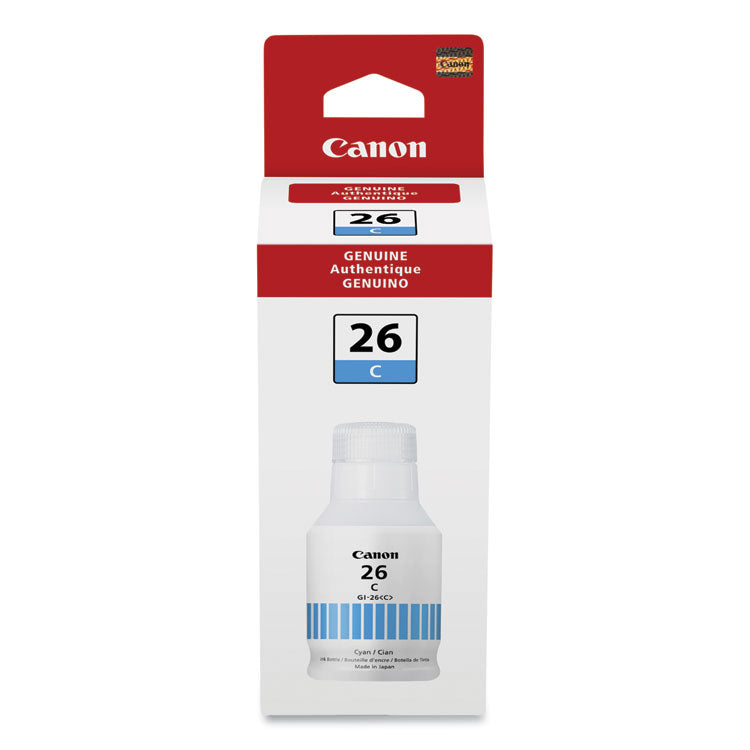 Canon® 4421C001 (GI-26) Ink, 14,000 Page-Yield, Cyan (CNM4421C001)