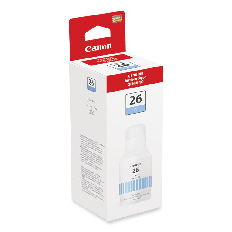 Canon® 4421C001 (GI-26) Ink, 14,000 Page-Yield, Cyan (CNM4421C001)