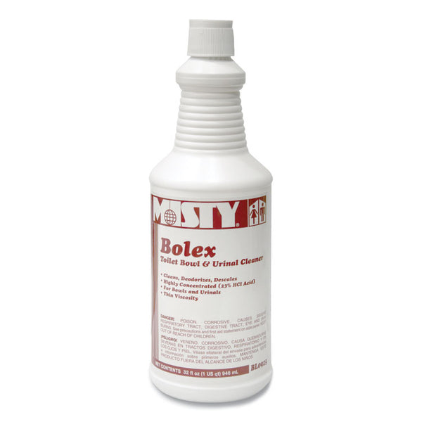 Misty® Bolex 23 Percent Hydrochloric Acid Bowl Cleaner, Wintergreen, 32oz, 12/Carton (AMR1038799)