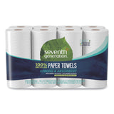 Seventh Generation® 100% Recycled Paper Kitchen Towel Rolls, 2-Ply, 11 x 5.4, 156 Sheets/Roll, 8 Rolls/Pack (SEV13739PK) Pack of 8