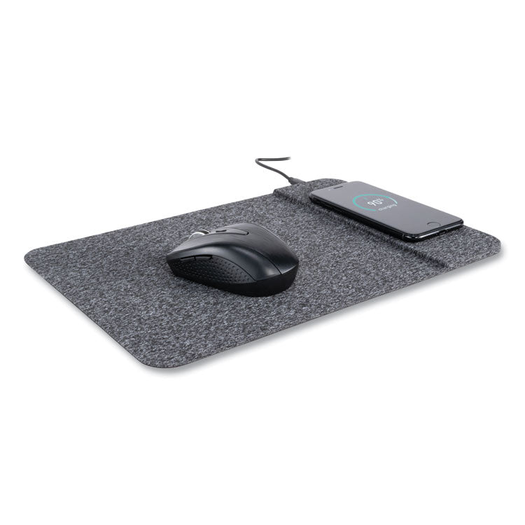 Allsop® Powertrack Wireless Charging Mouse Pad, 13 x 8.75, Gray (ASP32192) Each