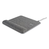 Allsop® Powertrack Plush Wireless Charging Mouse Pad with Wrist Rest, 11.8 x 11.6, Gray (ASP32304) Each