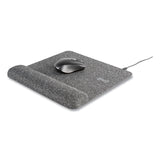 Allsop® Powertrack Plush Wireless Charging Mouse Pad with Wrist Rest, 11.8 x 11.6, Gray (ASP32304) Each