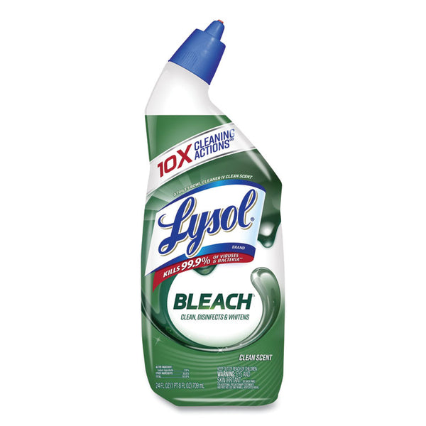 LYSOL® Brand Disinfectant Toilet Bowl Cleaner with Bleach, 24 oz, 9/Carton (RAC98014)