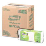 Marcal® 100% Recycled Luncheon Napkins, 11.4 x 12.5, White, 400/Pack, 6PK/CT (MRC6506) 6 Packs