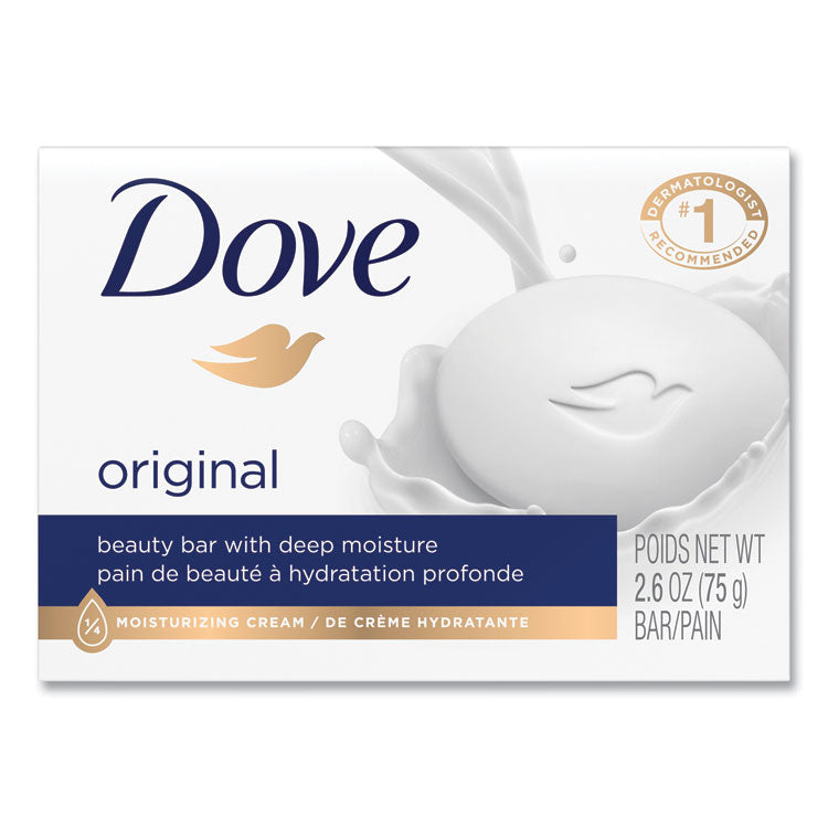 Dove® White Beauty Bar, Light Scent, 2.6 oz, 36/Carton (UNI61073CT)