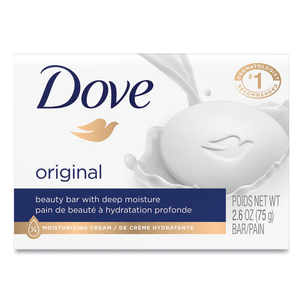 Dove® White Beauty Bar, Light Scent, 2.6 oz (UNI61073EA) Each