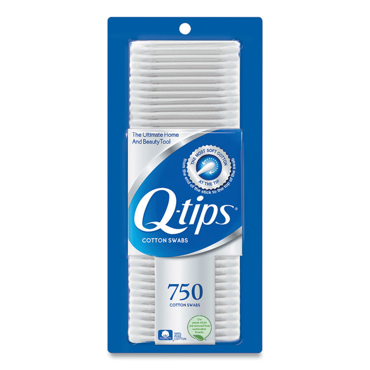 Q-tips® Cotton Swabs, 750/Pack (UNI09824PK)