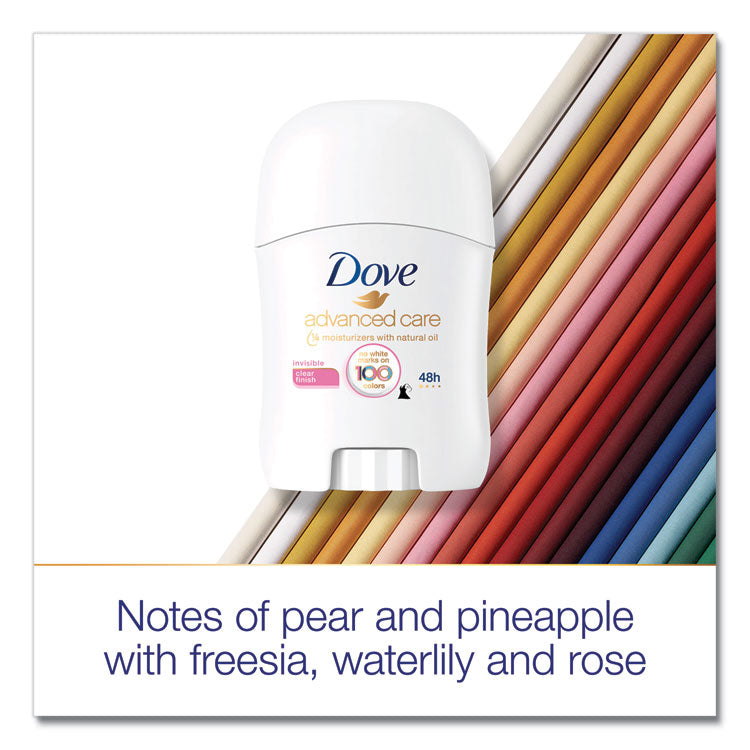 Dove® Invisible Solid Antiperspirant Deodorant, Floral Scent, 0.5 oz (UNI66801EA) Each