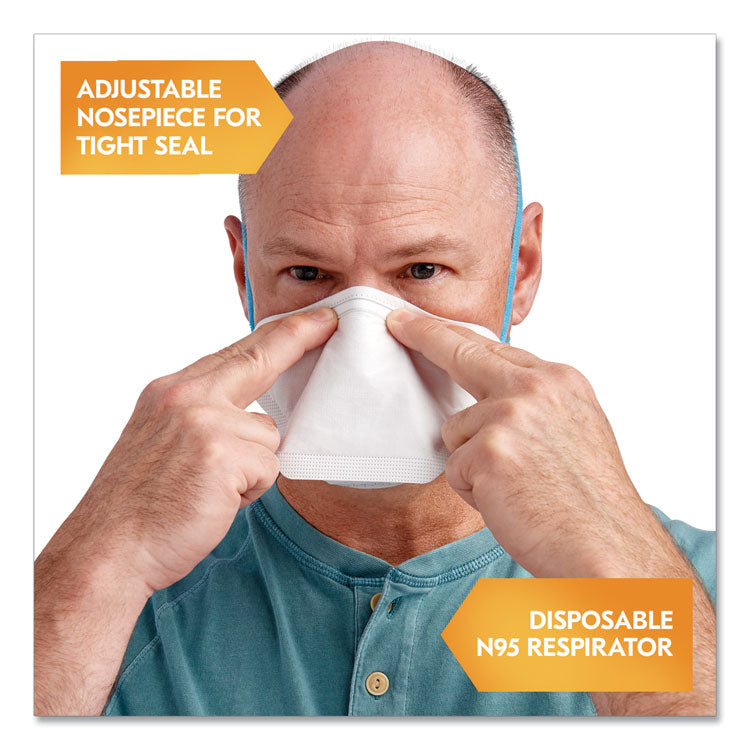 KleenGuard™ N95 Respirator, Regular Size, 20/Box (KCC53899) Box of 20
