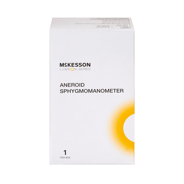 McKesson LUMEON™ Aneroid Sphygmomanometer Unit Pediatric Cuff Nylon Cuff 13 - 19.5 cm Pocket Aneroid (803189_CS) 20/CS