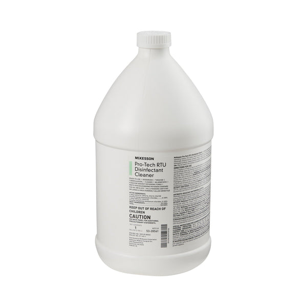 McKesson Pro-Tech Surface Disinfectant Cleaner Quaternary Based J-Fill® Dispensing Systems Liquid 1 gal. Jug Floral Scent NonSterile (484483_CS) 4/CS