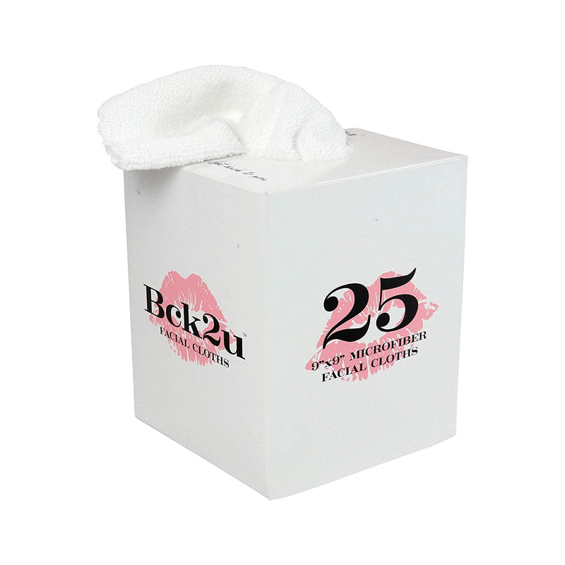 Arkwright Home Bck2U Makeup Towel Tissue Box 9x9 White (1Box) (PNP-TB-Makeup) 1/BX