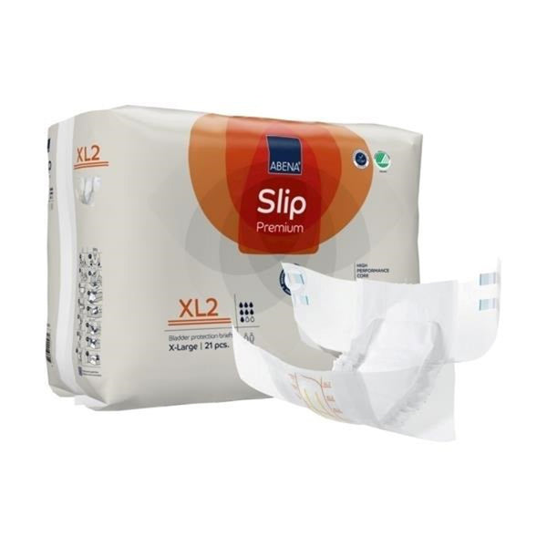 Abena® Slip Premium XL2 Unisex Adult Incontinence Brief X-Large Disposable Heavy Absorbency (1218209_CS) 84/CS