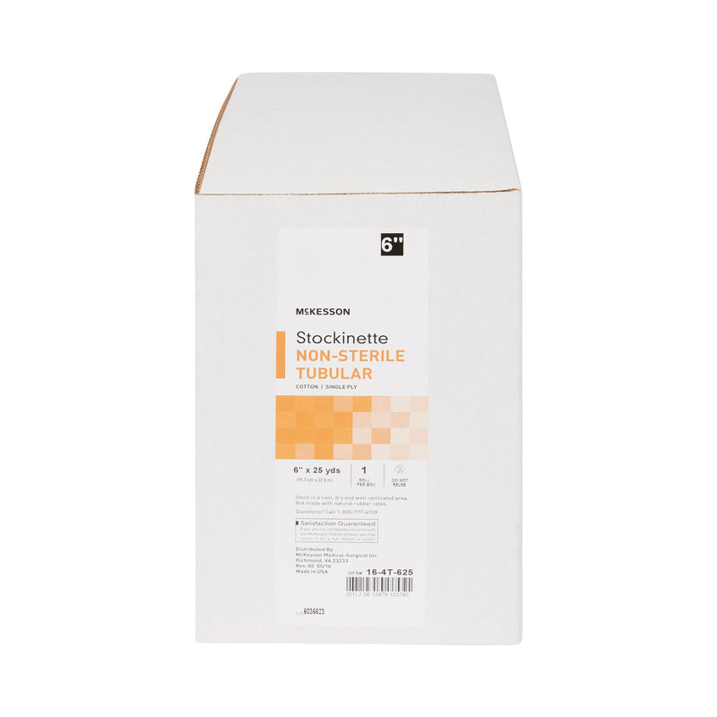 McKesson Stockinette Tubular 6 Inch X 25 Yard Cotton NonSterile (457632_CS) 6/CS