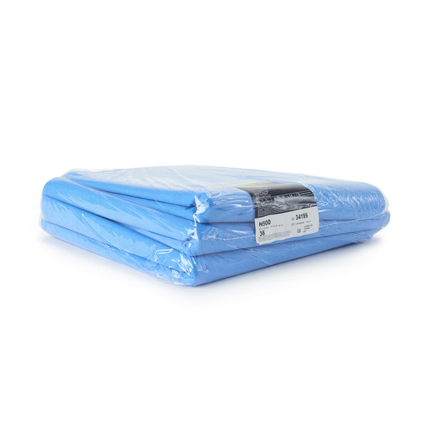 QUICK CHECK* H500 Sterilization Wrap White / Blue 36 X 36 Inch Dual Layer SMS Polypropylene Steam / EO Gas / Hydrogen Peroxide (810873_CS) 72/CS