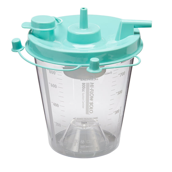 Hi-Flow™ Rigid Suction Canister 800 mL Sealing Lid (544102_EA) 1/EA
