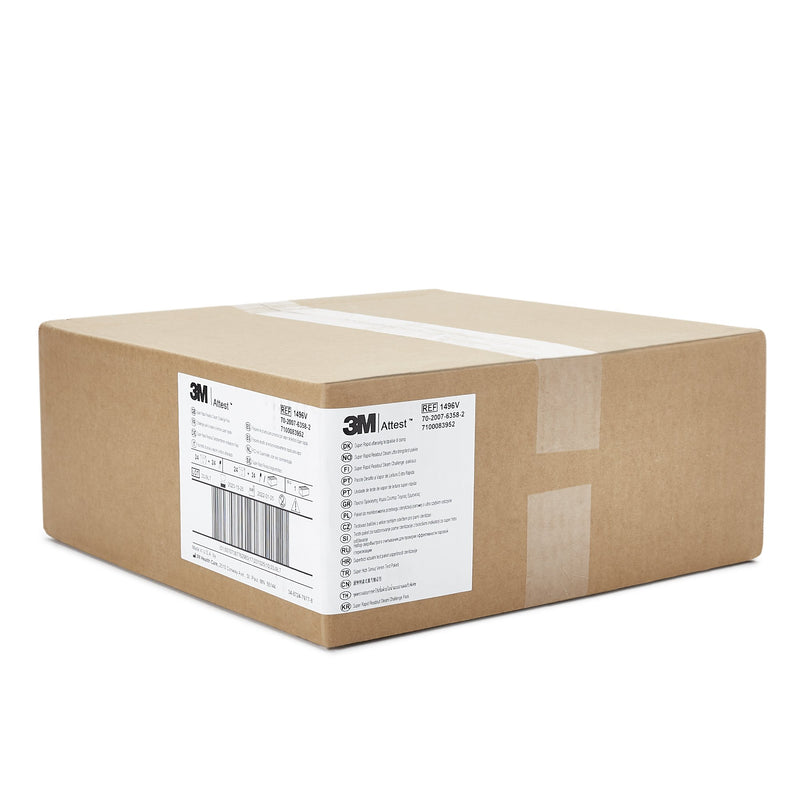 Attest™ Super Rapid Readout Sterilization Indicator Challenge Pack Steam (852222_CS) 24/CS