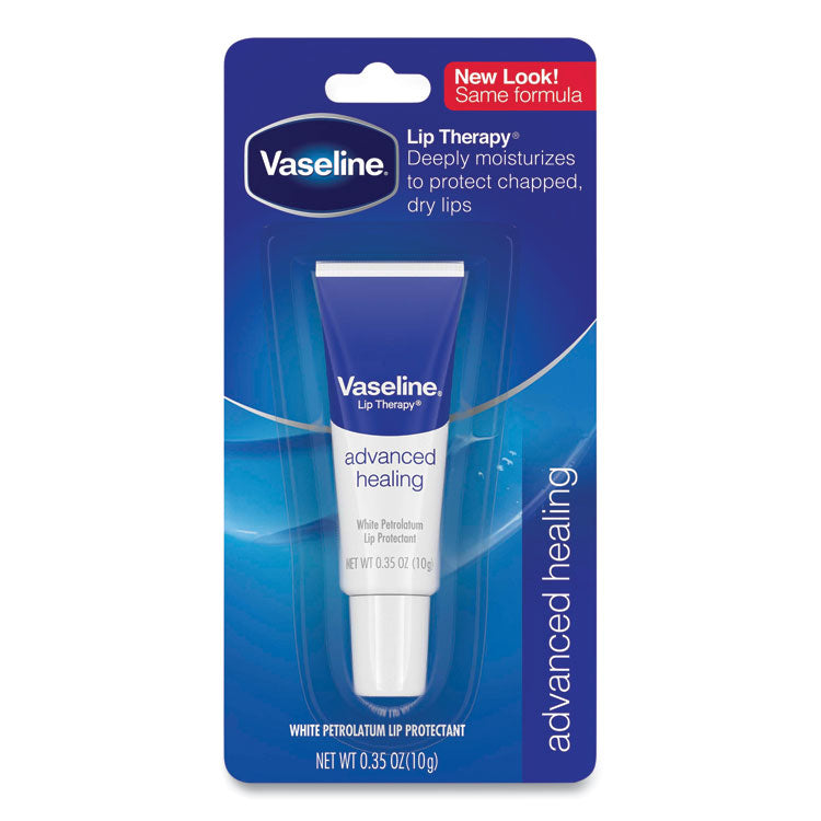Vaseline® Lip Therapy Advanced Lip Balm, Original, 0.35 oz Tube, 72/Carton (UNI75000CT) Case of 72