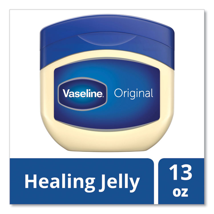 Vaseline® Jelly Original, 13 oz Jar, 24/Carton (UNI34500CT) Case of 24