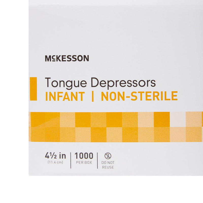 McKesson Tongue Depressor 4-1/2 Inch Length Wood (1118987_CS) 10000/CS
