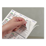 Avery® UltraDuty GHS Chemical Waterproof and UV Resistant Labels, 2 x 4, White, 10/Sheet, 50 Sheets/Pack (AVE60525)