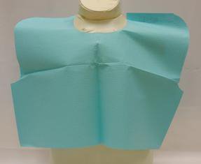 Tidi® Exam Cape Teal One Size Fits Most Front / Back Opening Without Closure Unisex Disposable (768796_CS) 100/CS