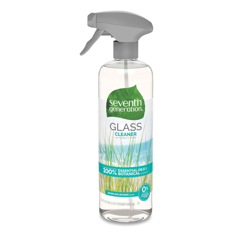 Seventh Generation® Natural Glass and Surface Cleaner, Sparkling Seaside, 23 oz Trigger Spray Bottle (SEV44712EA)