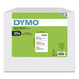 DYMO® LW Extra-Large Shipping Labels, 4" x 6", White, 220 Labels/Roll, 20 Rolls/Box (DYM2050829)